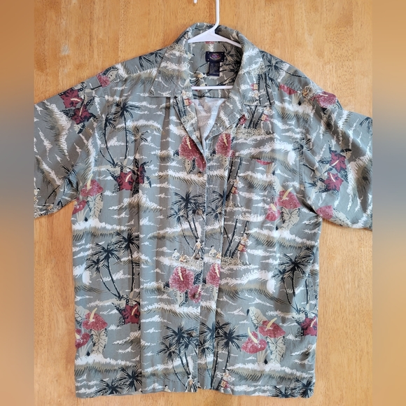 EUC Pacific Coast Highway Hawaiian shirt - Picture 1 of 5